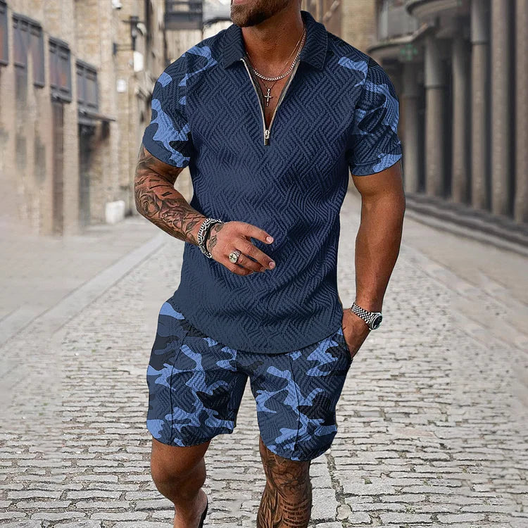 CRISTÓBAL | Conjunto camuflado con bermuda