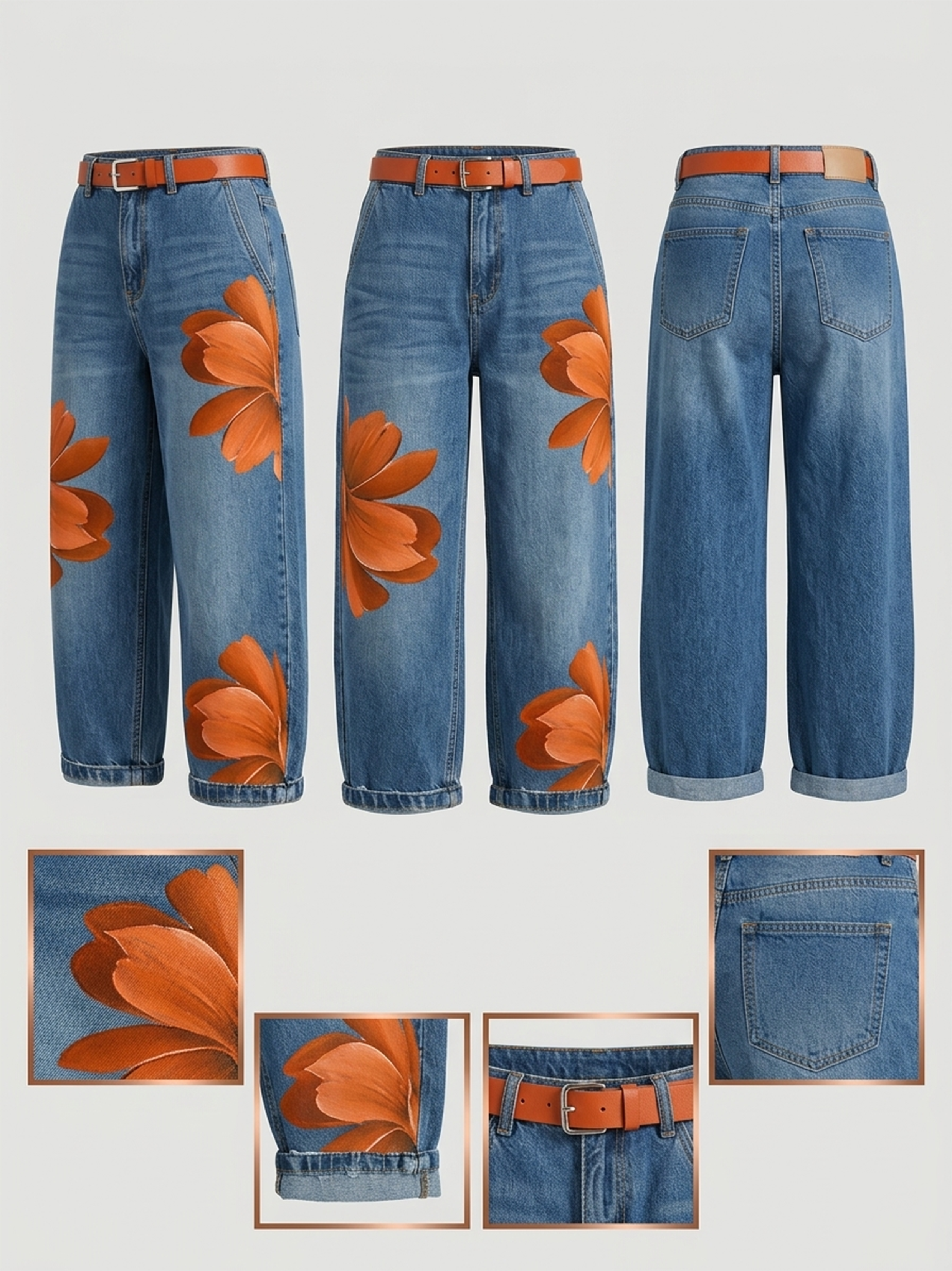 ROZA | Pantalón de tela estampado