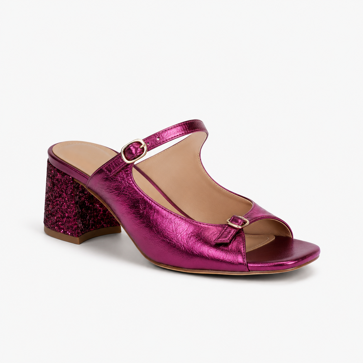 EMILIA | Sandalia de tacón ancho