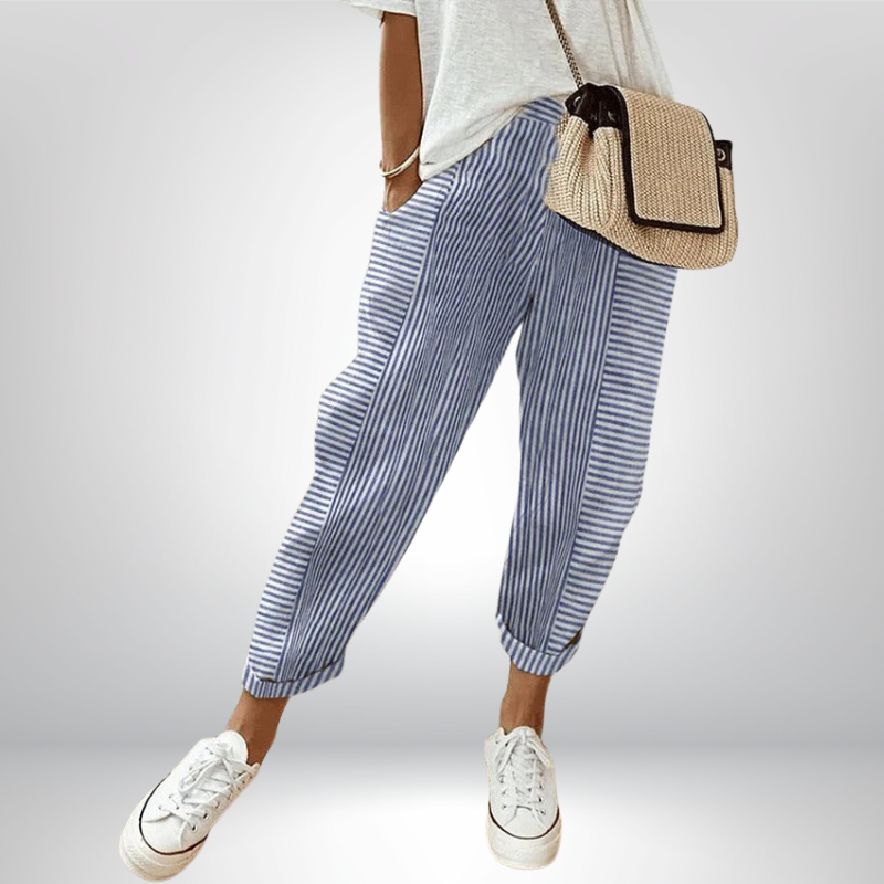 VALENTINA | Pantalón de rayas verticales
