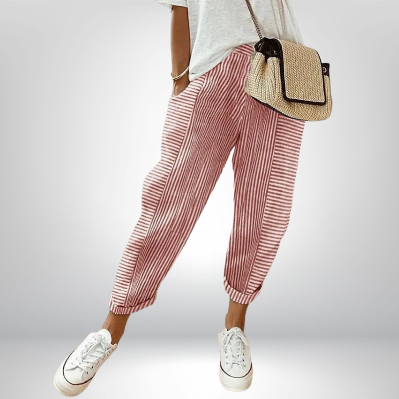 VALENTINA | Pantalón de rayas verticales