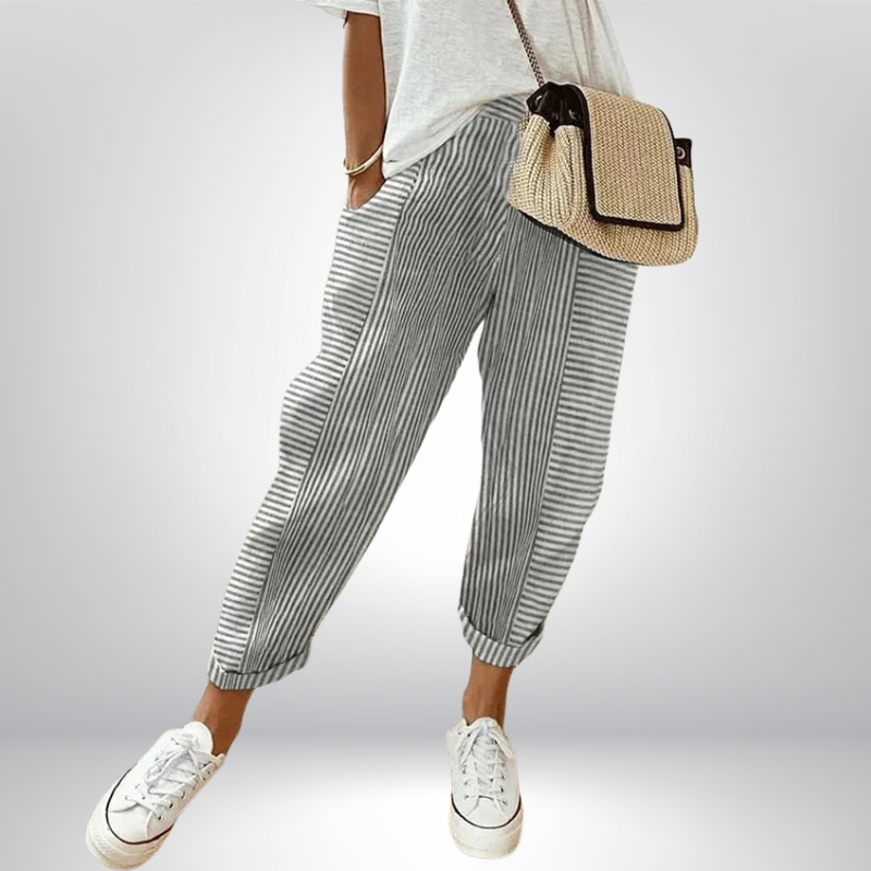 VALENTINA | Pantalón de rayas verticales