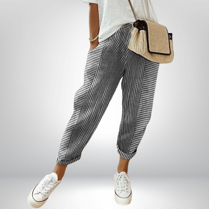 VALENTINA | Pantalón de rayas verticales