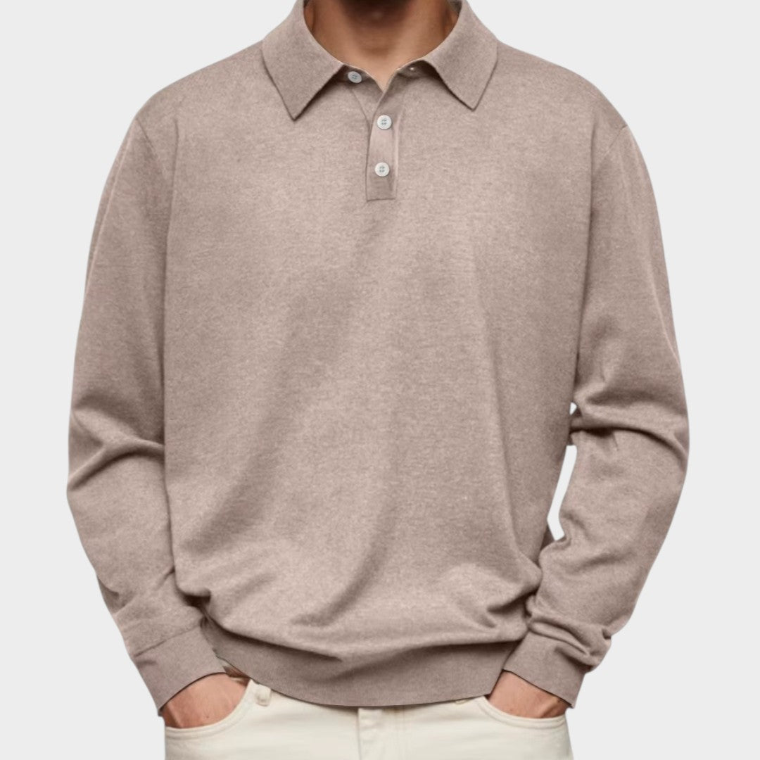 CRISTÓBAL | Polo de manga larga con cuello