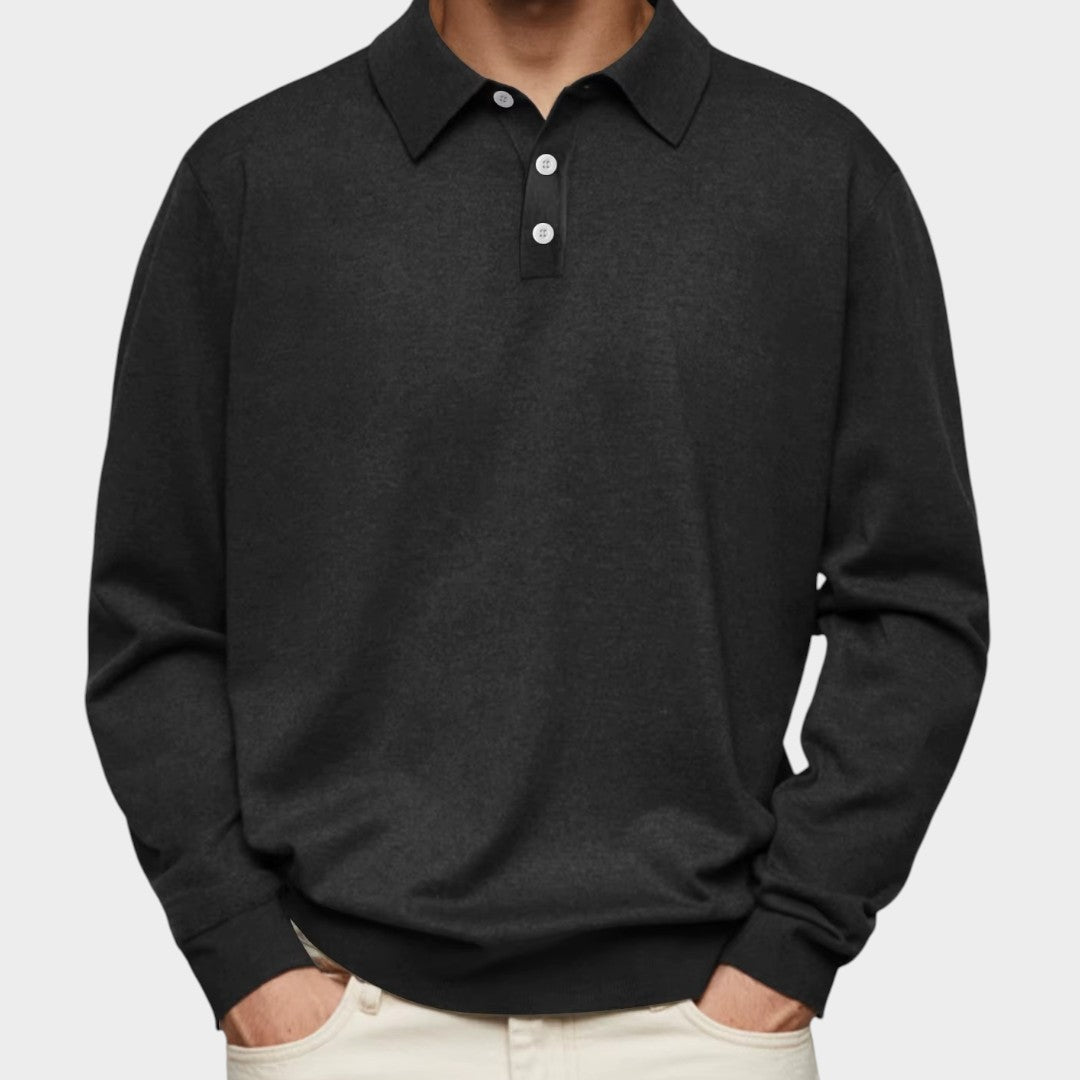CRISTÓBAL | Polo de manga larga con cuello