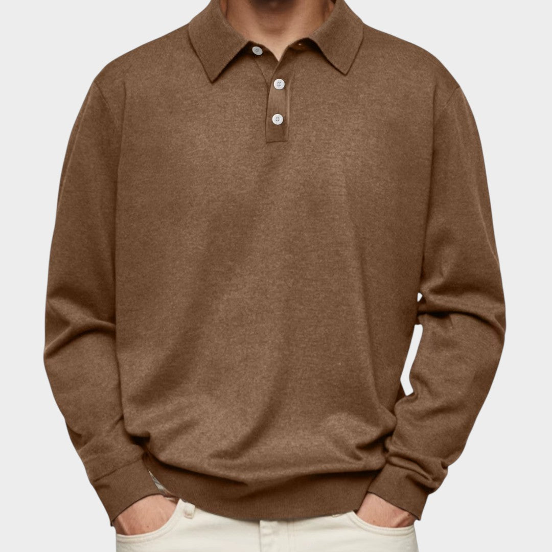 CRISTÓBAL | Polo de manga larga con cuello
