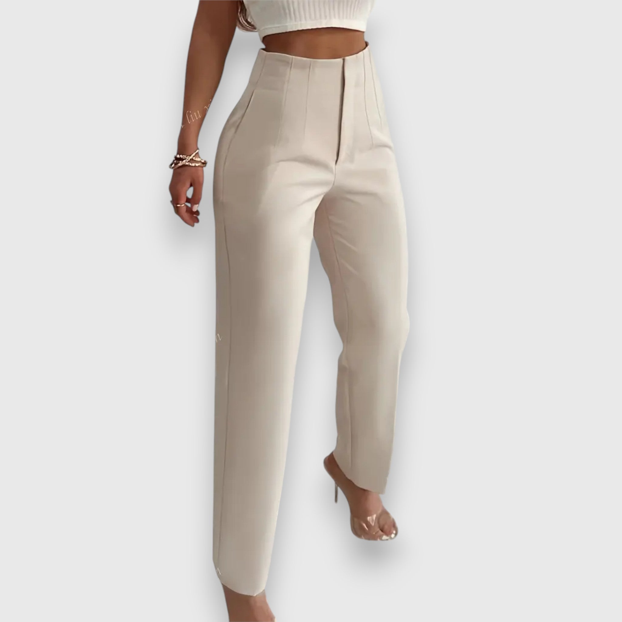 JOSEFA | Pantalón de rayas tiro alto