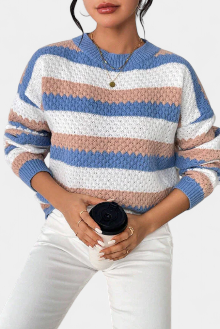 TRINIDAD | Suéter oversized a rayas