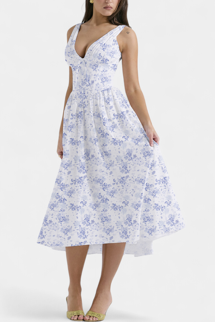 ISIDORA | Vestido midi floral