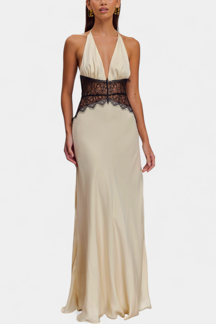 MAGDALENA | Vestido largo con espalda abierta