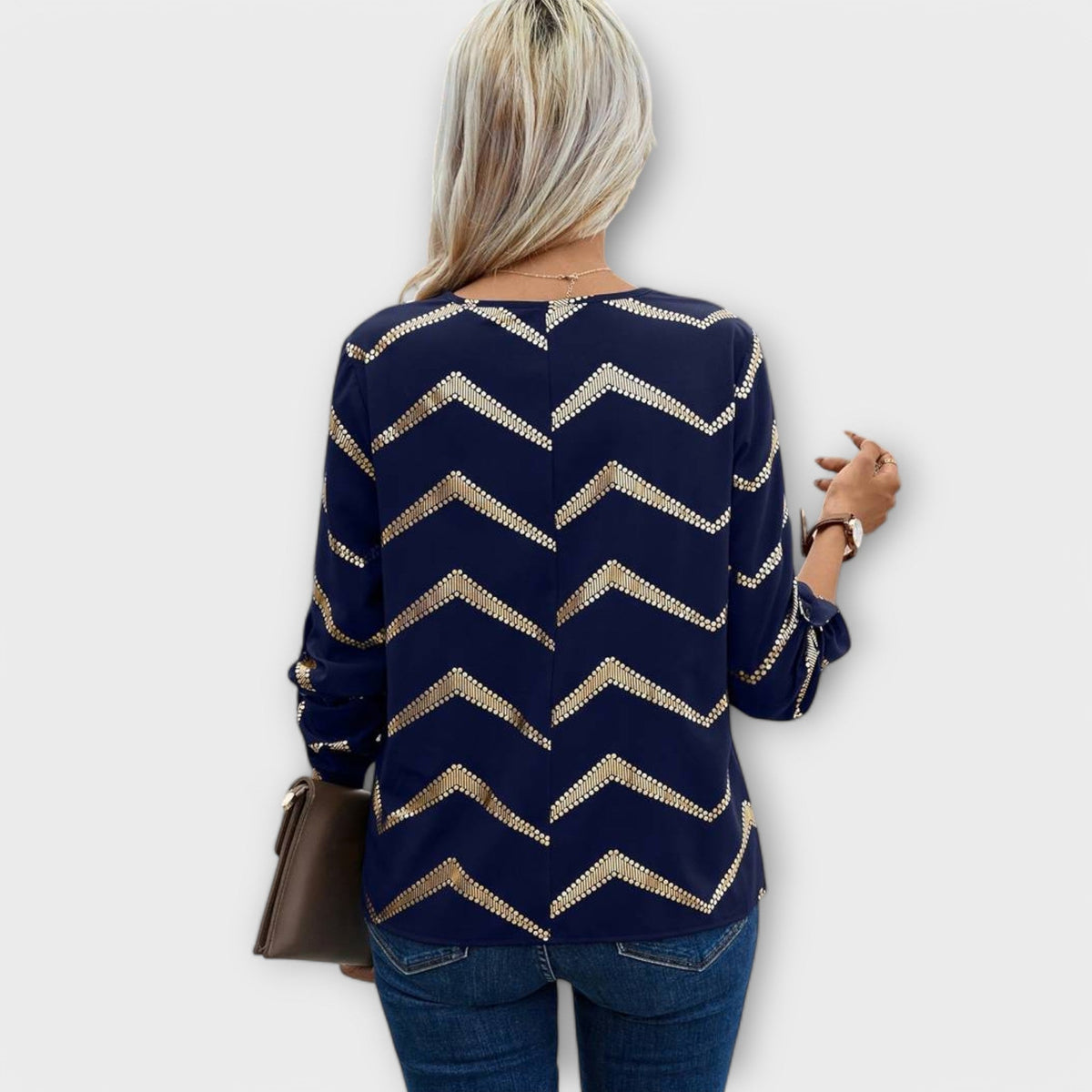 ELENA | Blusa con cierre polo