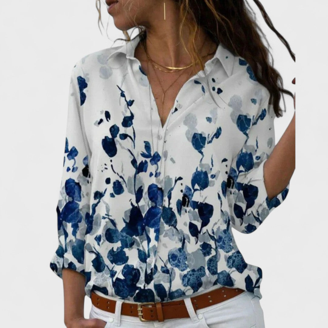 AMPARO | Blusa con mangas abullonadas