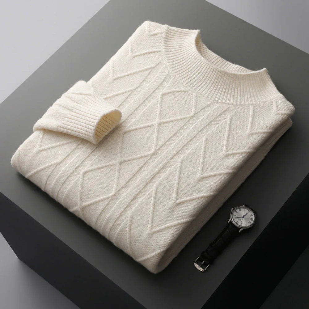 MACARENA | Jersey de cachemira estampado