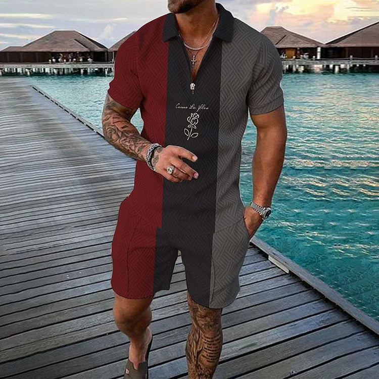 ANDRÉS | Conjunto con shorts estampado
