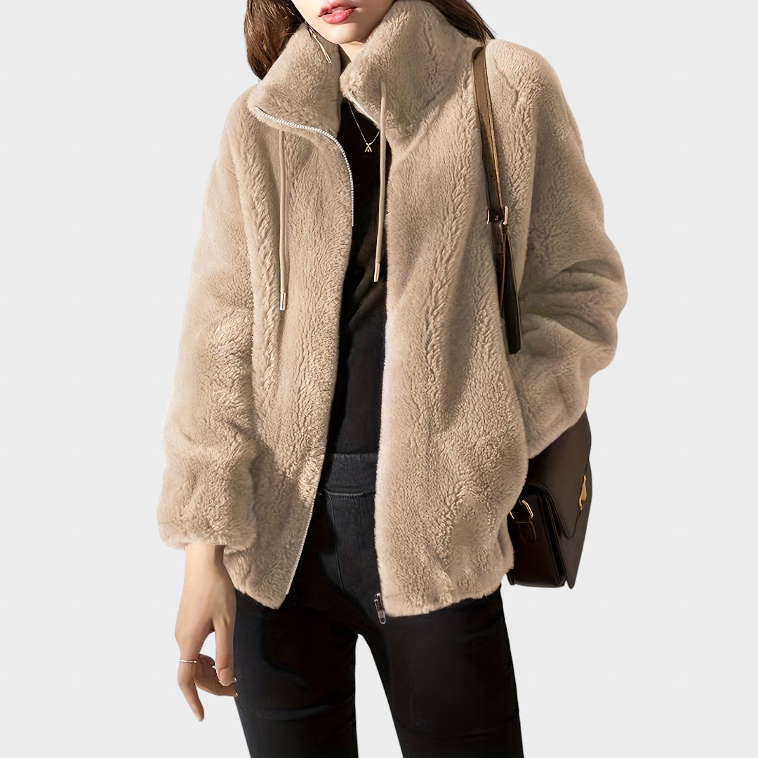 TRINIDAD | Chaqueta con cremallera holgada