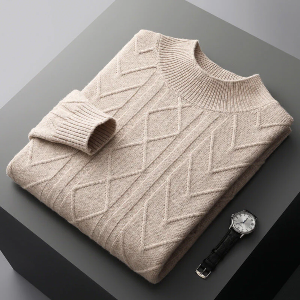 MACARENA | Jersey de cachemira estampado