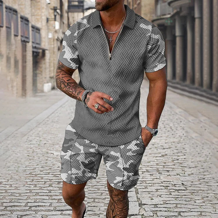 CRISTÓBAL | Conjunto camuflado con bermuda