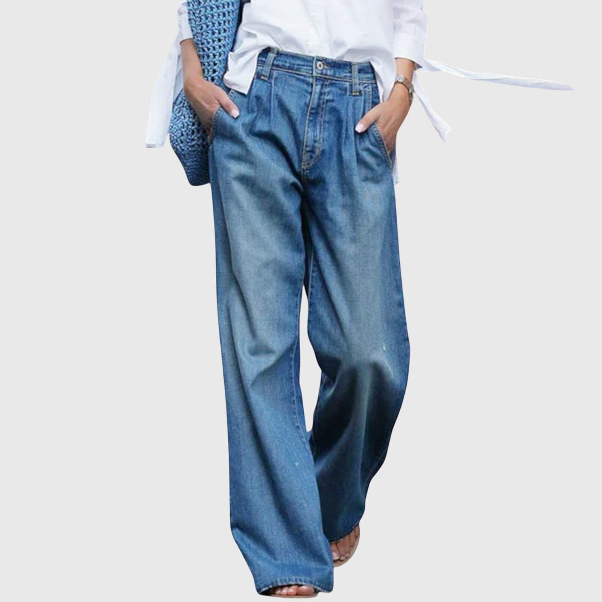 FRANCISCA | Pantalón de pierna ancha floral