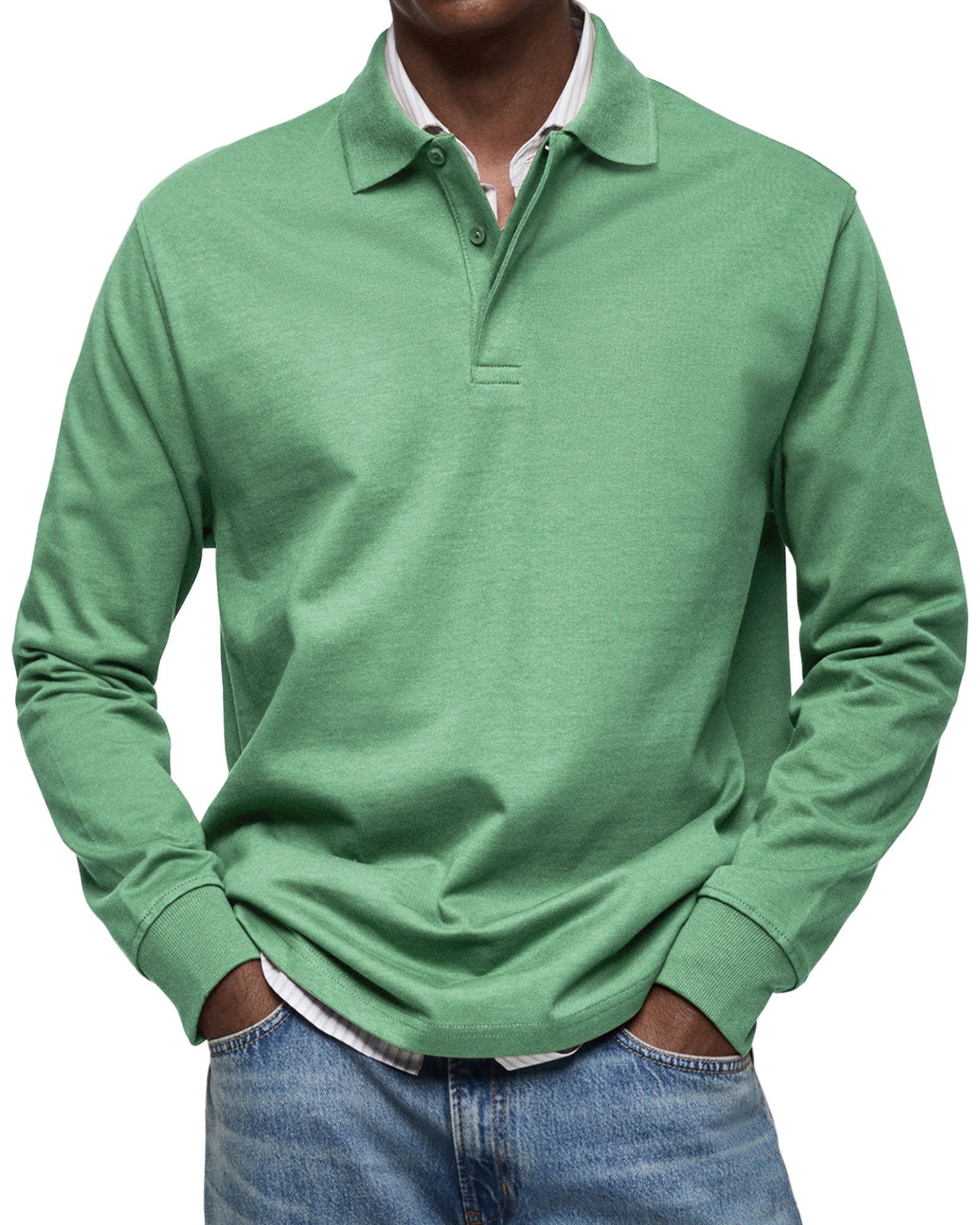 JUAN | Polo de manga larga con cuello