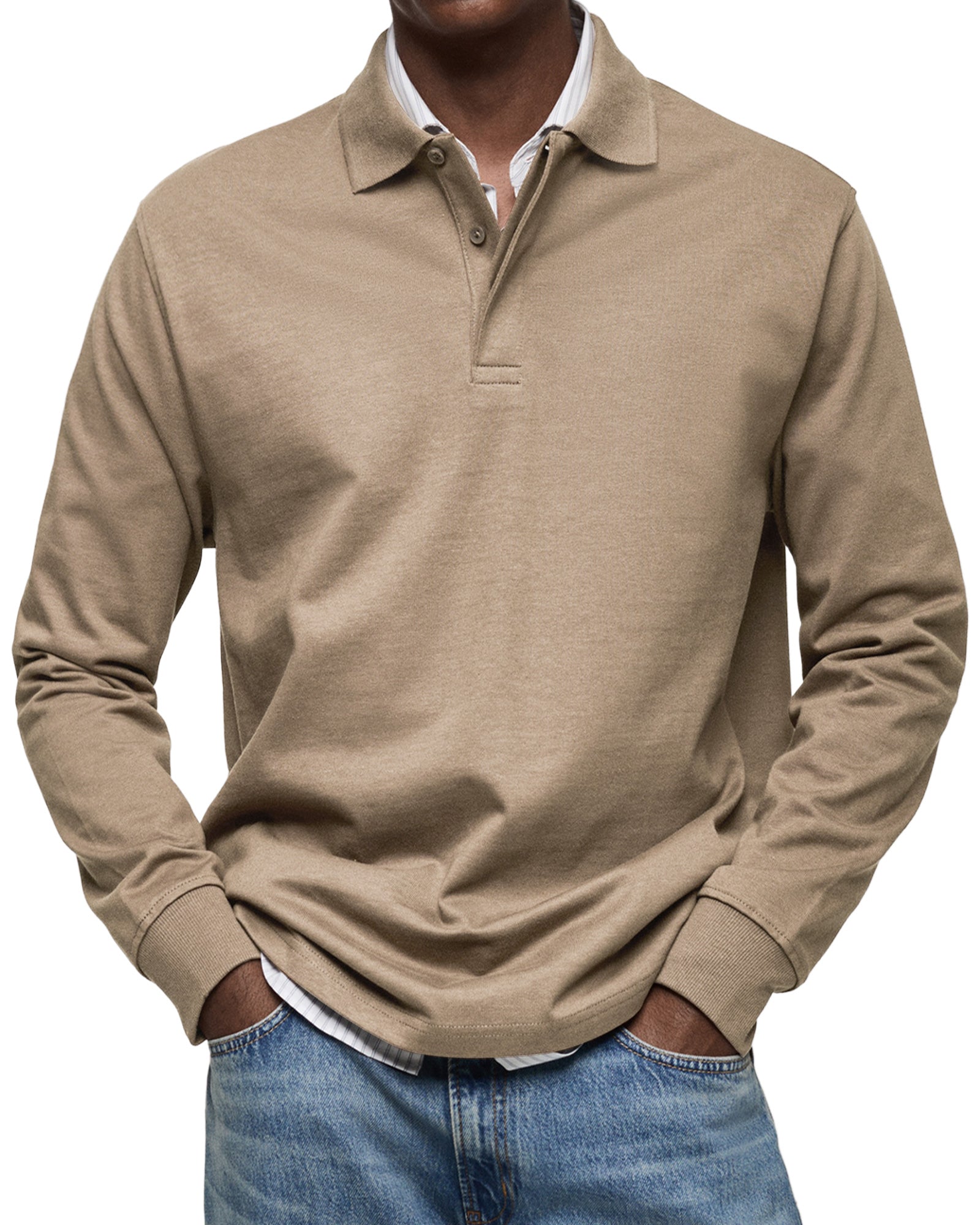 JUAN | Polo de manga larga con cuello