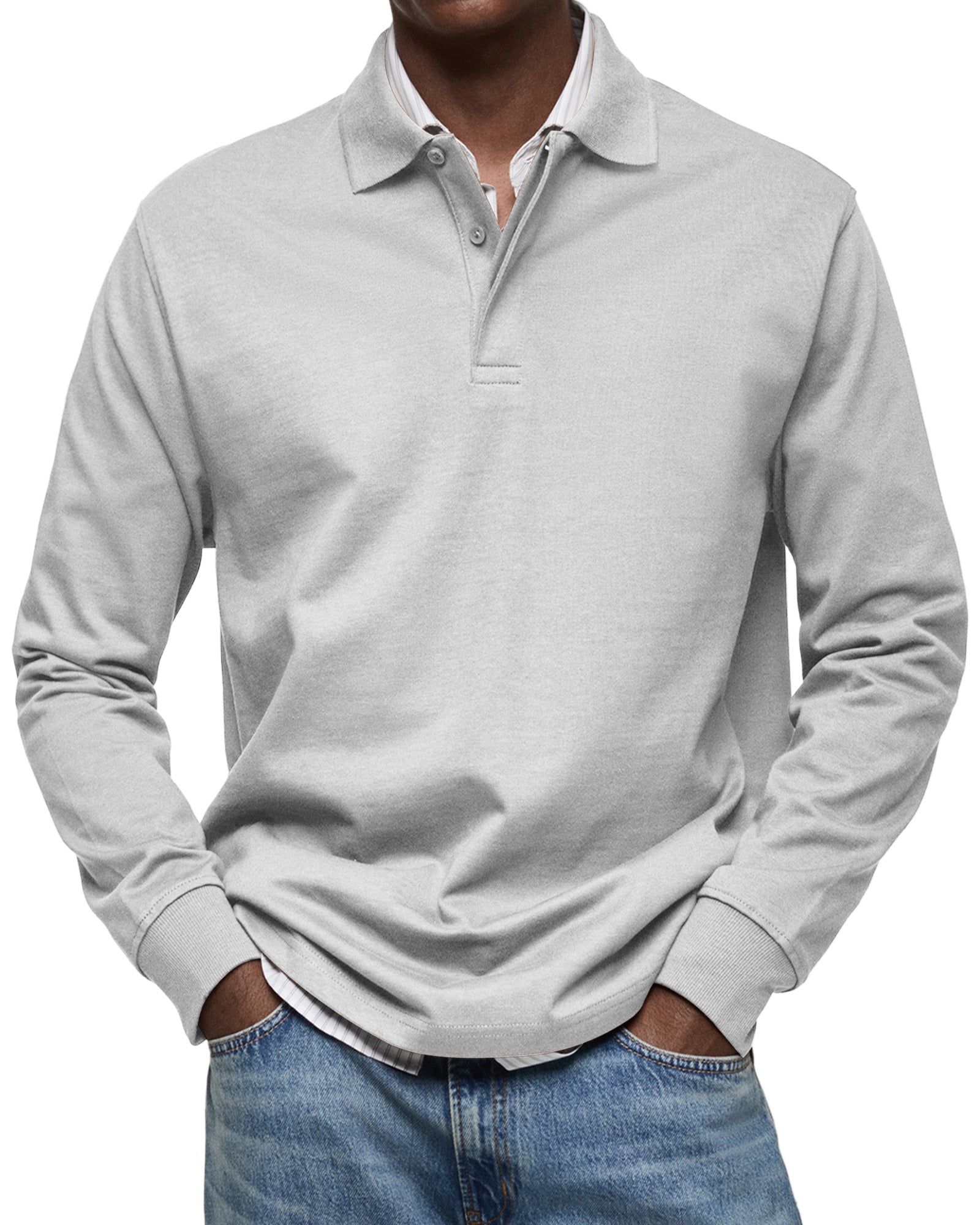 JUAN | Polo de manga larga con cuello