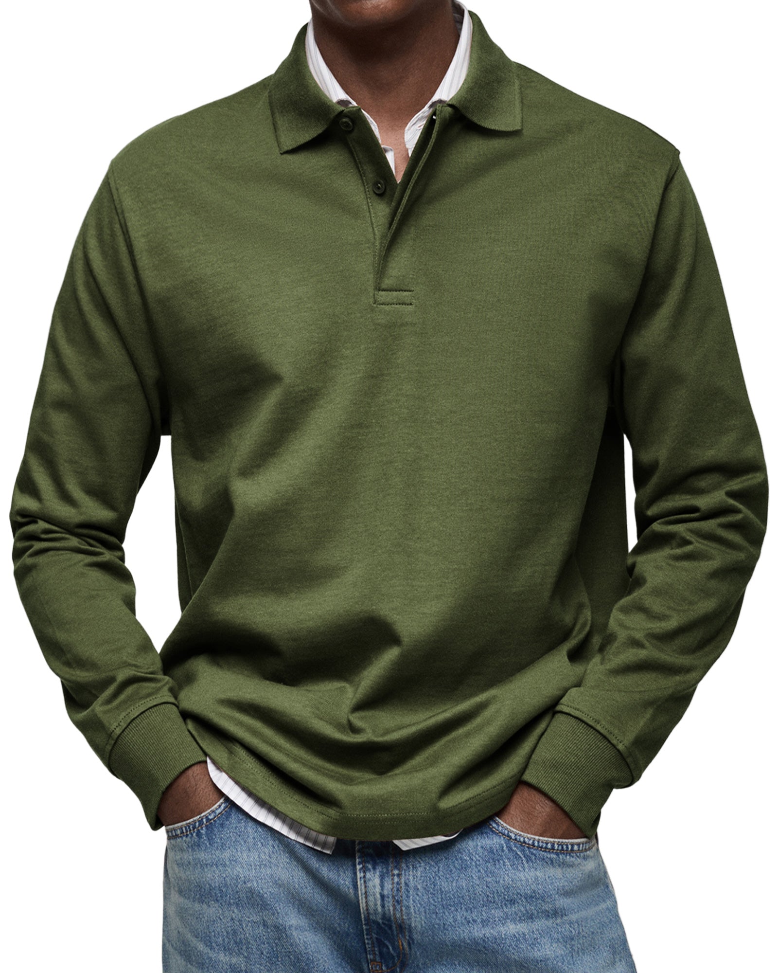 JUAN | Polo de manga larga con cuello