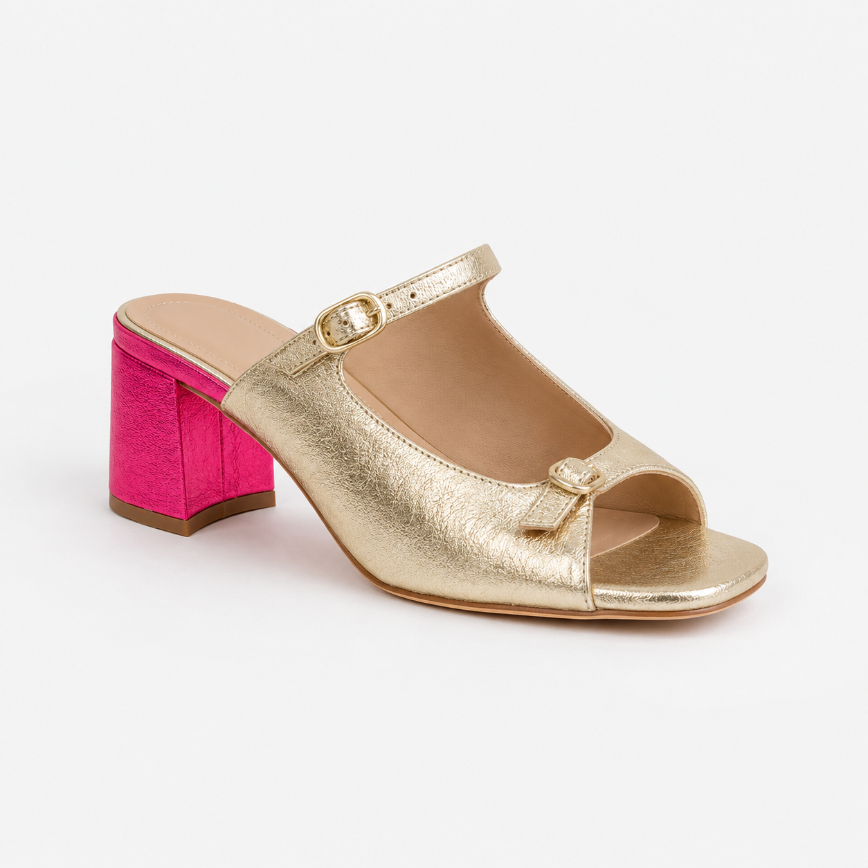 EMILIA | Sandalia de tacón ancho