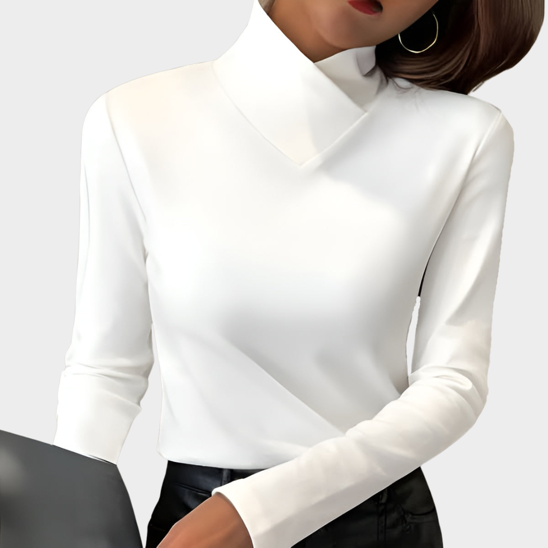 VALENTINA | Blusa de cuello alto
