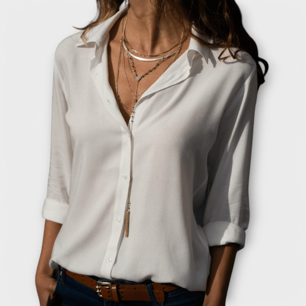 CAMILA | Blusa de corte ajustado