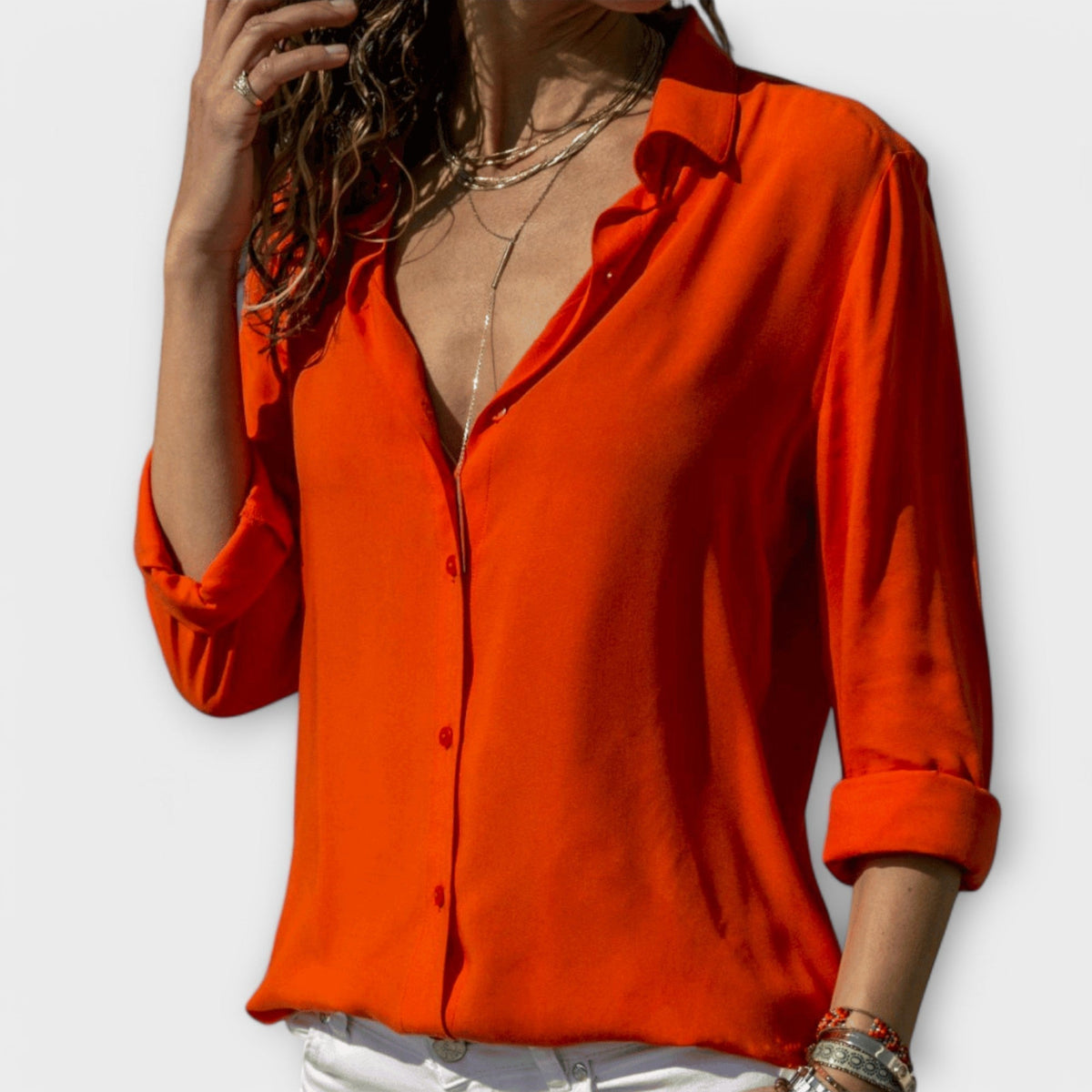 CAMILA | Blusa de corte ajustado