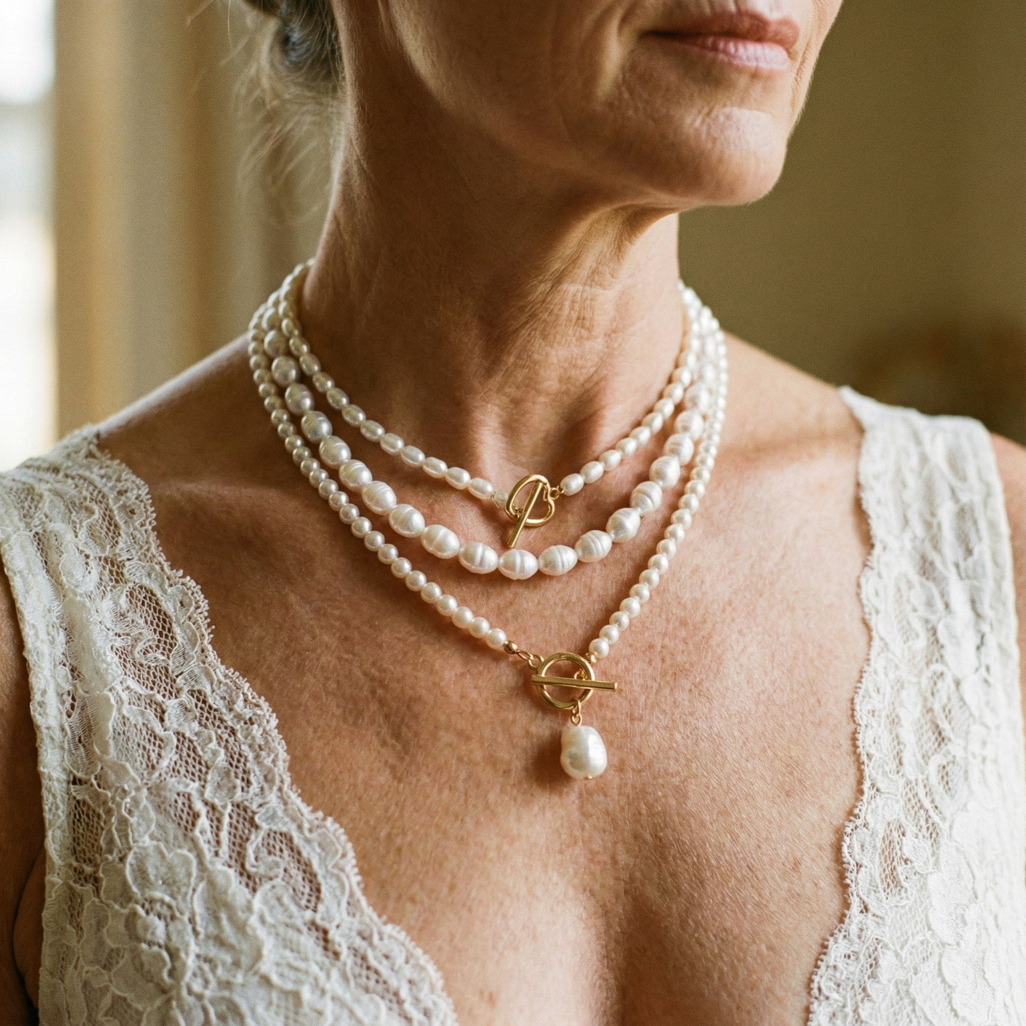 PAZ | Collar de perlas en línea