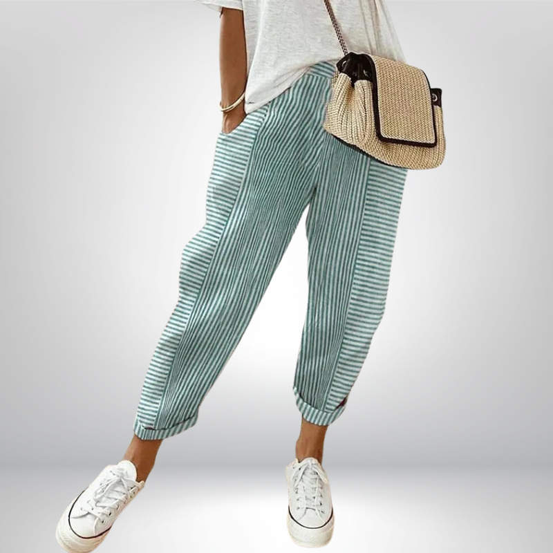 VALENTINA | Pantalón de rayas verticales