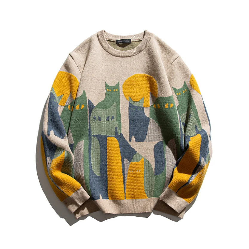 CONSTANZA | Sudadera estampada con gato