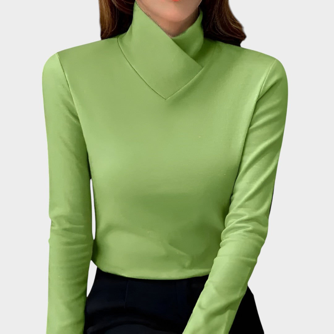 VALENTINA | Blusa de cuello alto