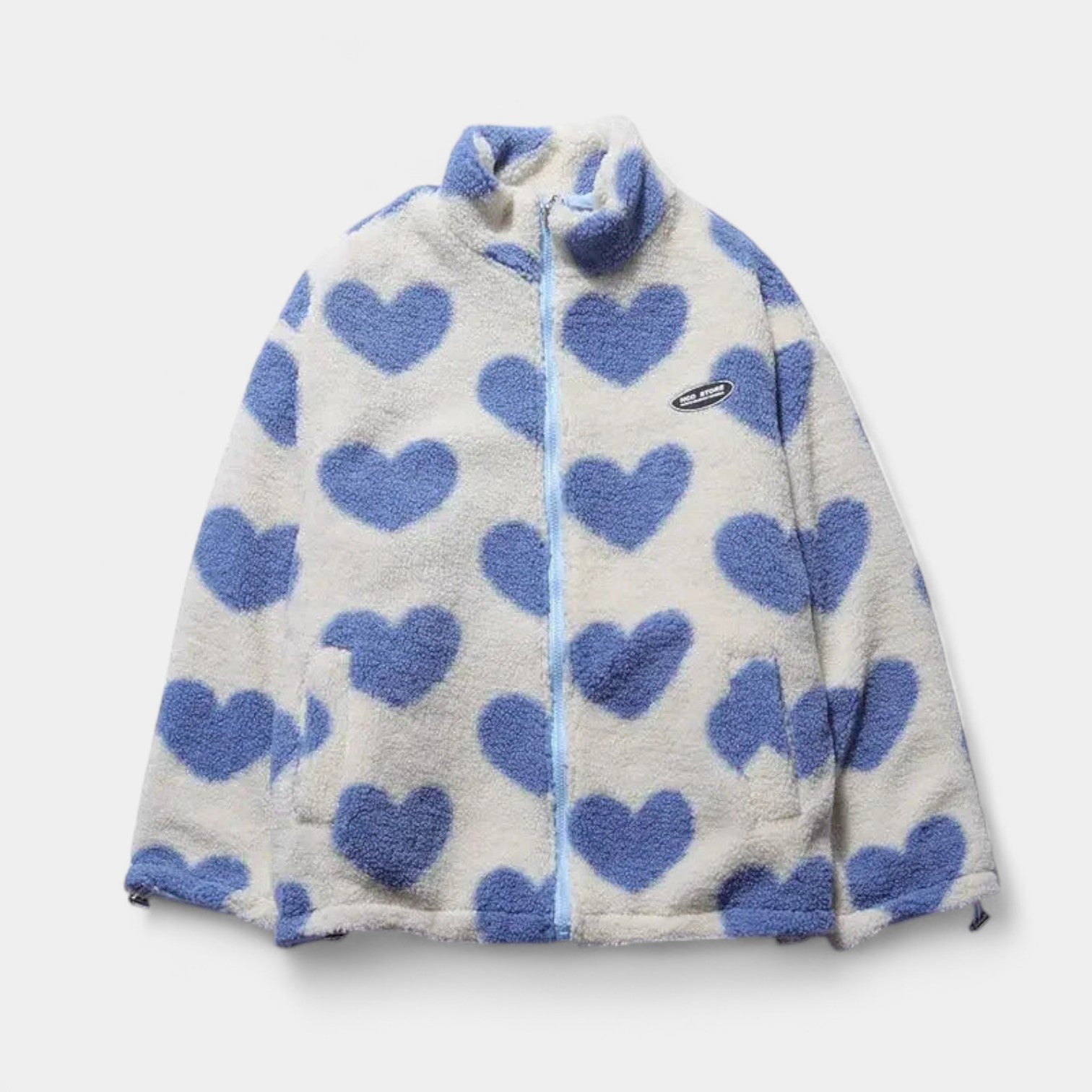 MAITE | Abrigo reversible con corazones