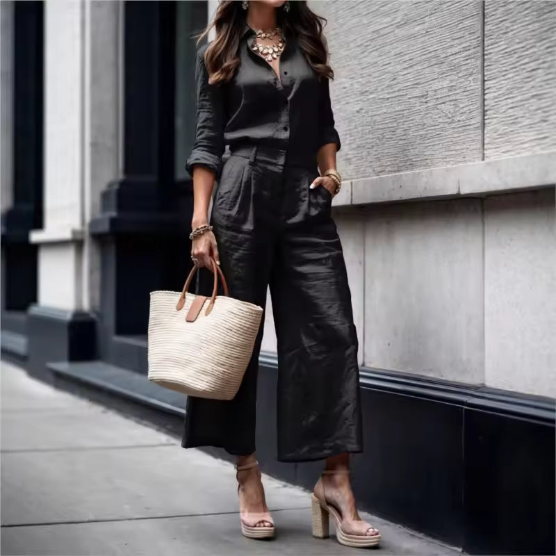 ISIDORA | Conjunto con pantalón ancho