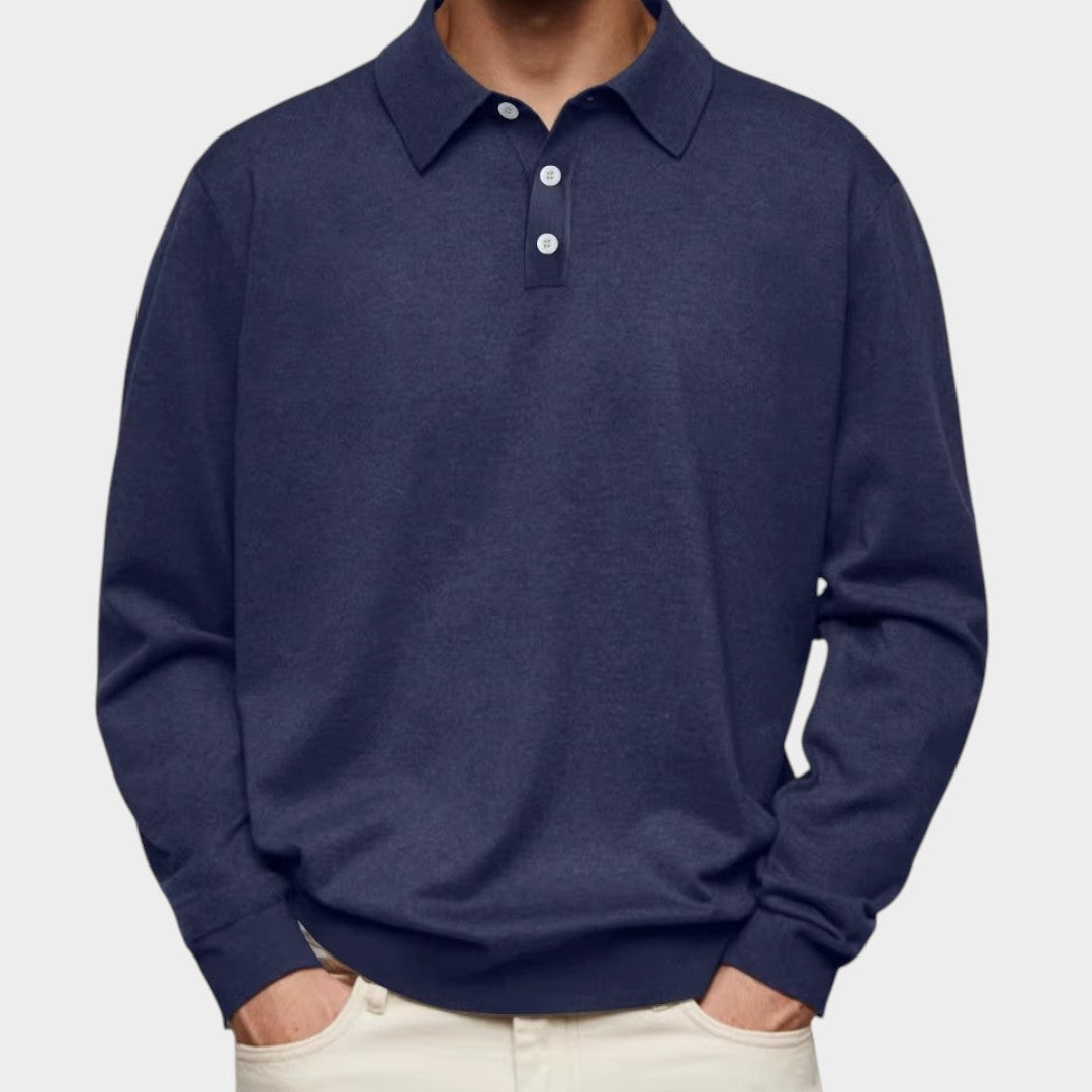 CRISTÓBAL | Polo de manga larga con cuello
