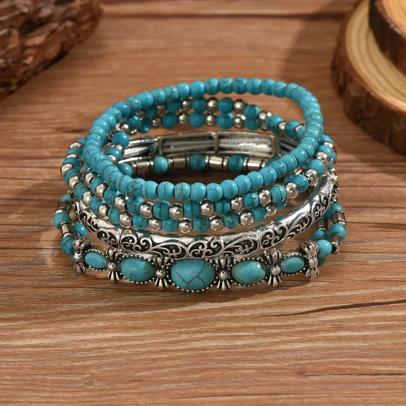 FERNANDA | Conjunto de pulseras artesanales