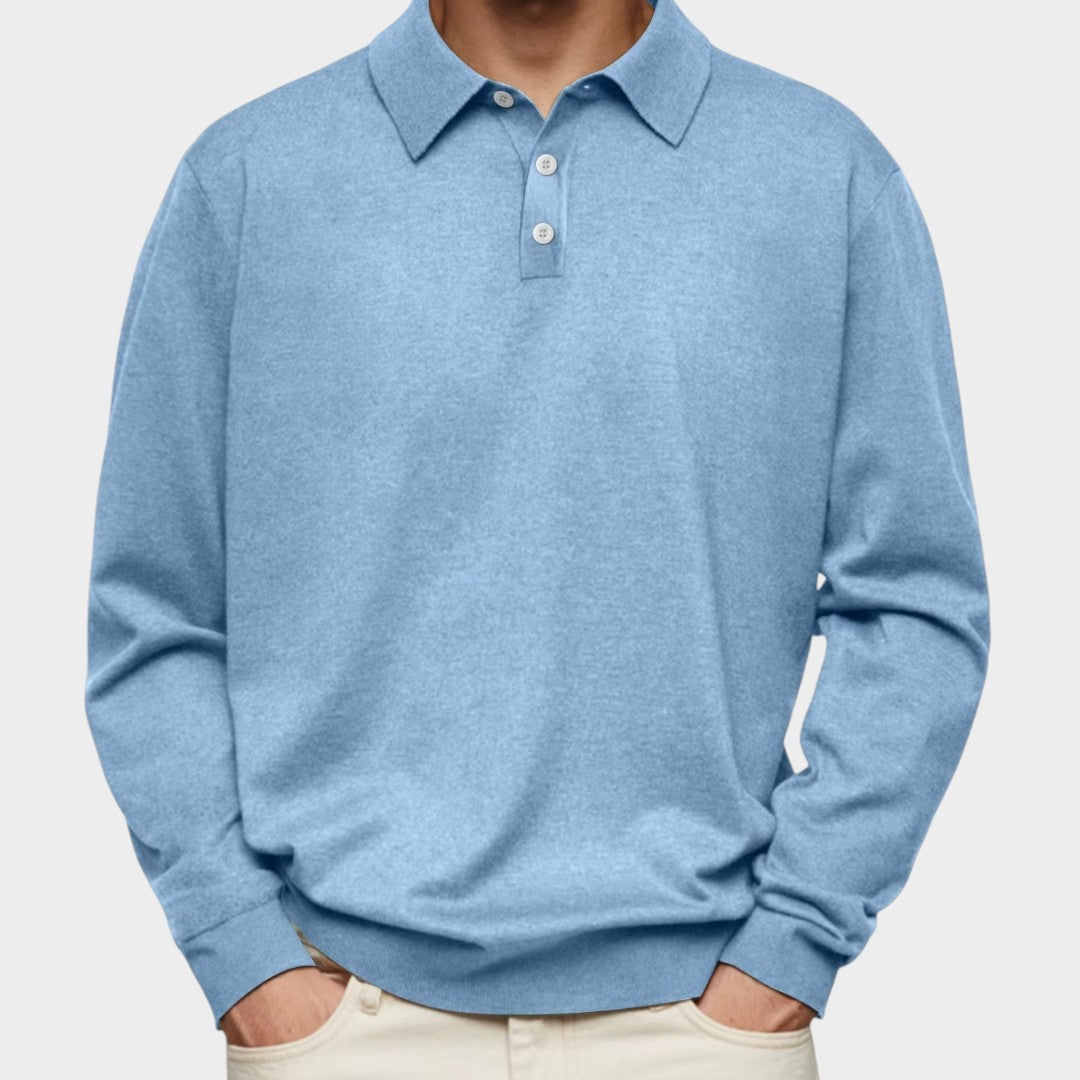 CRISTÓBAL | Polo de manga larga con cuello