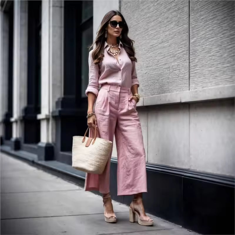ISIDORA | Conjunto con pantalón ancho