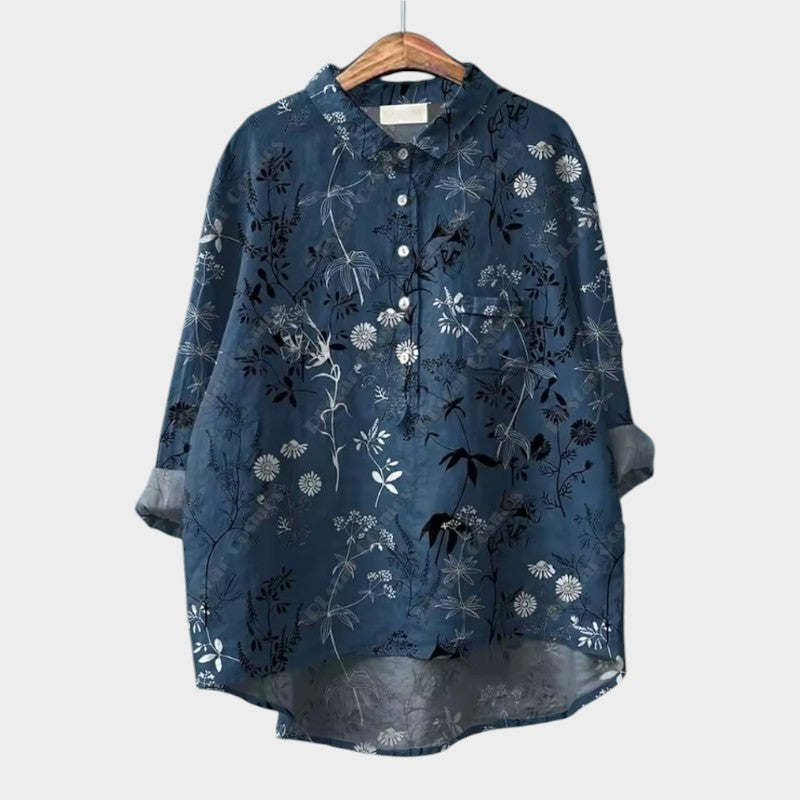 EMILIA | Blusa con acabado en encaje