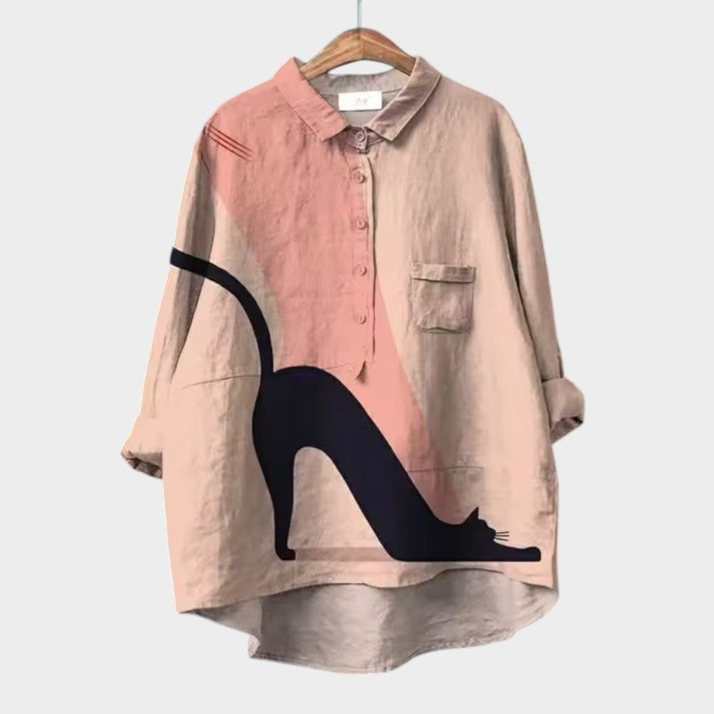 MACARENA | Blusa con encaje artesanal