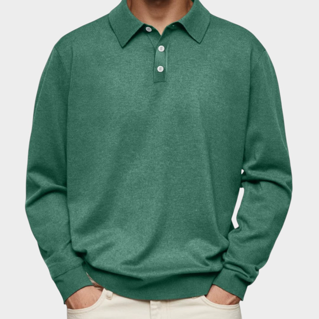 CRISTÓBAL | Polo de manga larga con cuello