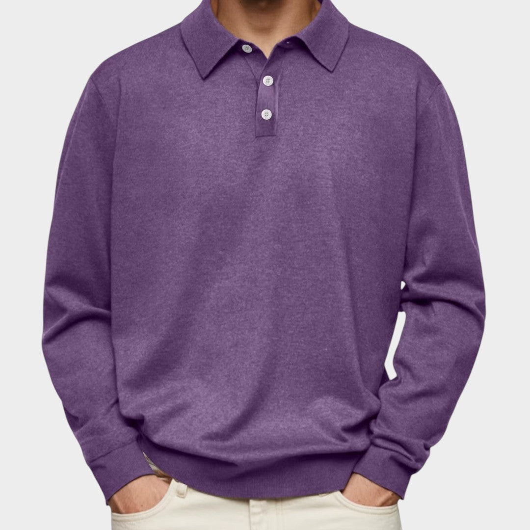 CRISTÓBAL | Polo de manga larga con cuello