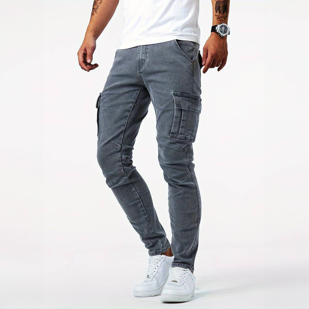 FRANCISCA | Jeans cargo elásticos