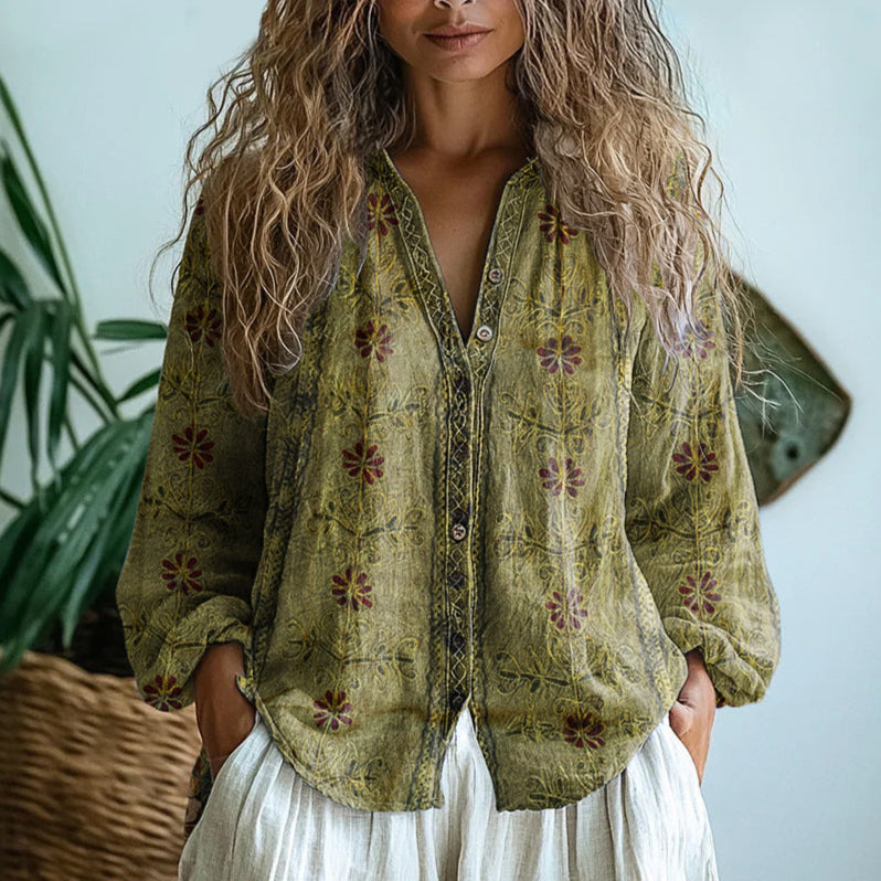 JAVIERA | Blusa amplia estampada