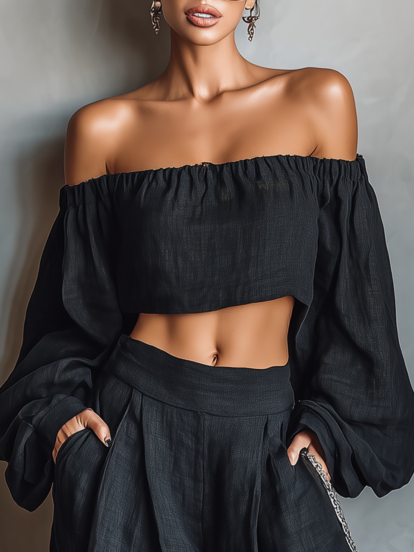 JOSEFA | Conjunto con pantalón ancho