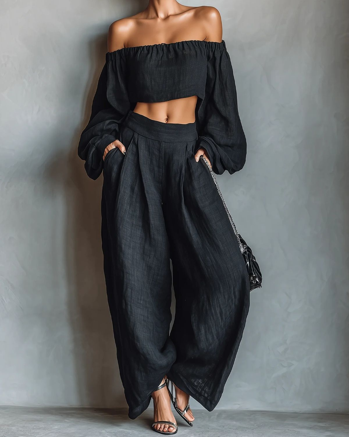 JOSEFA | Conjunto con pantalón ancho