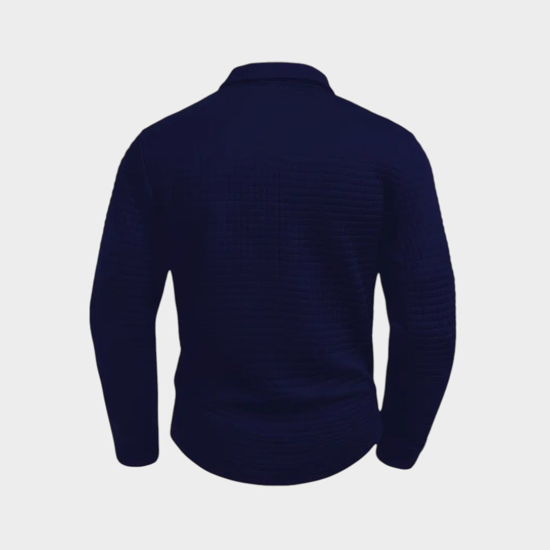 RAFAEL | Polo con textura waffle