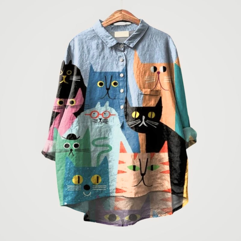 FRANCISCA | Buzo estampado de gatos